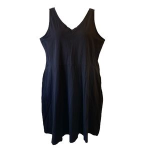 Pact V-Neck Tank Dress